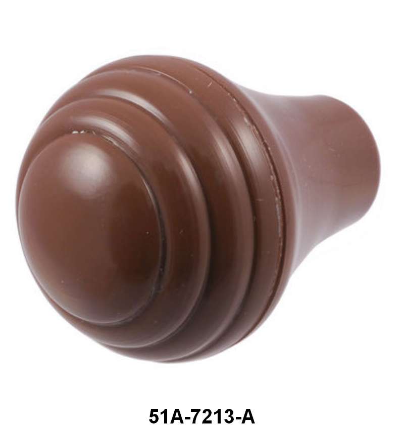 COWL VENT KNOB OR SHIFT KNOB - 46 PASS BROWN