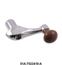 QUARTER WINDOW HANDLE - 46 WAGON W/CHOCOLATE KNOB