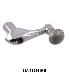 QUARTER WINDOW HANDLE - 46 WAGON W/BLUE GRAY KNOB