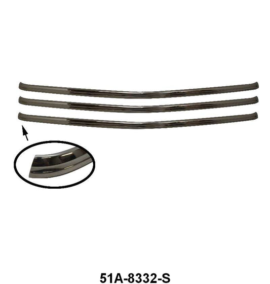 GRILLE TRIM - 46-EARLY 47 PASS, SET 3 PIECES