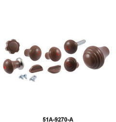 DASH KNOB KIT - 46 PASS BROWN