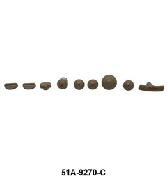 DASH KNOB KIT - 46 PASS GRAY TAN