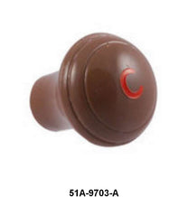 CHOKE CABLE/ROD KNOB - 46 PASS BROWN