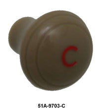 CHOKE CABLE/ROD KNOB - 46 PASS GRAY-TAN