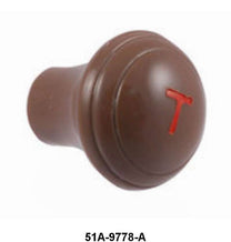 THROTTLE CABLE/ROD KNOB - 46 PASS BROWN