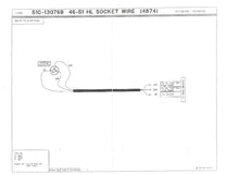 HEADLIGHT BUCKET WIRES - 49 PASSENGER, 48-50 PICKUP