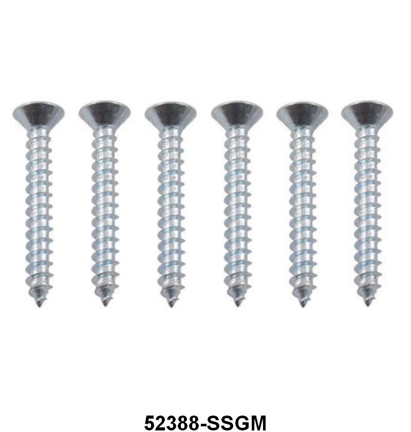 GARNISH MOLDING SCREWS - 53-56 PICKUP SET OF 6