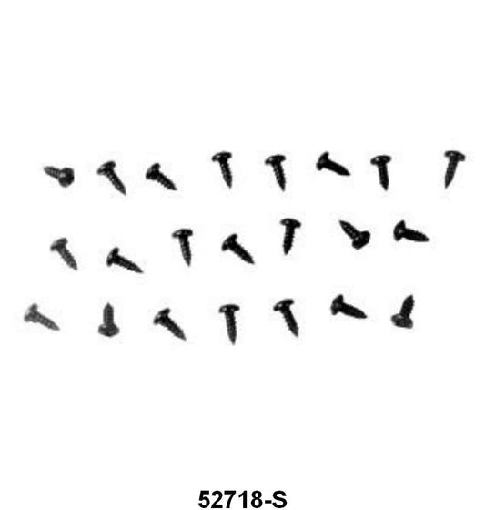 DOOR AND QUARTER WINDOW TO BODY SEAL SCREWS - 64-68 MUSTANG 22 PIECES