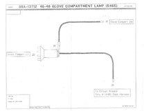 GLOVE BOX LIGHT WIRE - 46-48 MERCURY