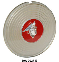 HORN RING/BUTTON EMBLEM - 47-48 MERCURY WHITE