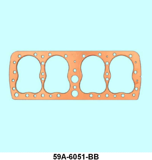 CYLINDER HEAD GASKET - 39-48 PASS/MERC, 39-47 PU 3-3/16" V8 COPPER BIG BORE