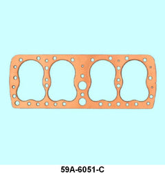 CYLINDER HEAD GASKET - 39-48 PASS/MERC, 39-47 PU 3-3/16" V-8 COPPER