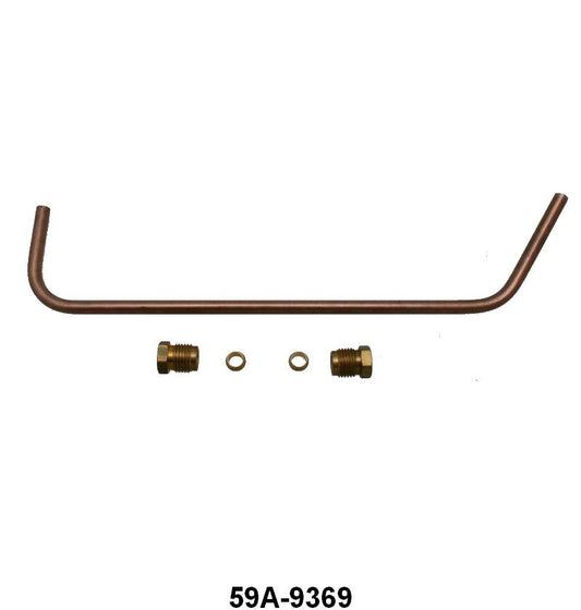 PRE-BENT FUEL PUMP TO CARBURETOR LINE  - 46-48 PASS/MERC, 46-47 PU V8