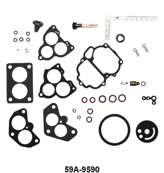 CARB REBUILDING KIT - 38-53 PASS/PU 39-48 MERC V8 "94" 2-BARREL CARB
