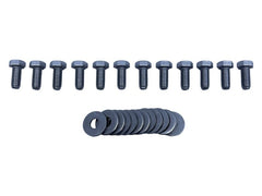 DOOR HINGE BOLT - 57-60 F-100/F-350, STAINLESS, SET OF 12