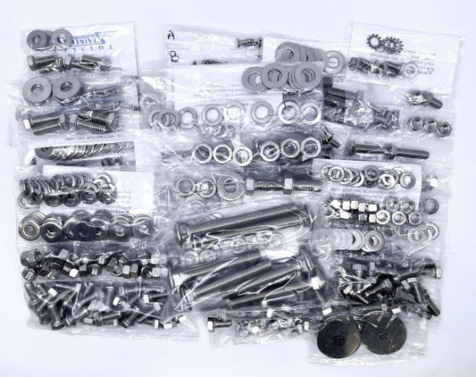 STAINLESS BODY BOLT KIT - 57-60 F-100/F-250 STYLESIDE