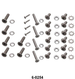 STAINLESS DOOR JAMB BOLT KIT - 53-56 F-100/F-250, 2 REQUIRED