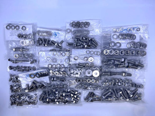 STAINLESS PICKUP BODY BOLT KIT - WITH-OUT BED - 53-56 PICKUP, 780 PIECES