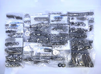 STAINLESS BODY & BED BOLT KIT - 42-47 PU HEX HEAD BOLTS AND SLOTTED SCREWS
