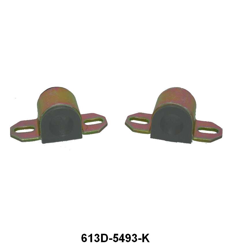 POLYURETHANE FRONT SWAY BAR BUSHINGS - 60-70 PASSENGER 1" BLACK