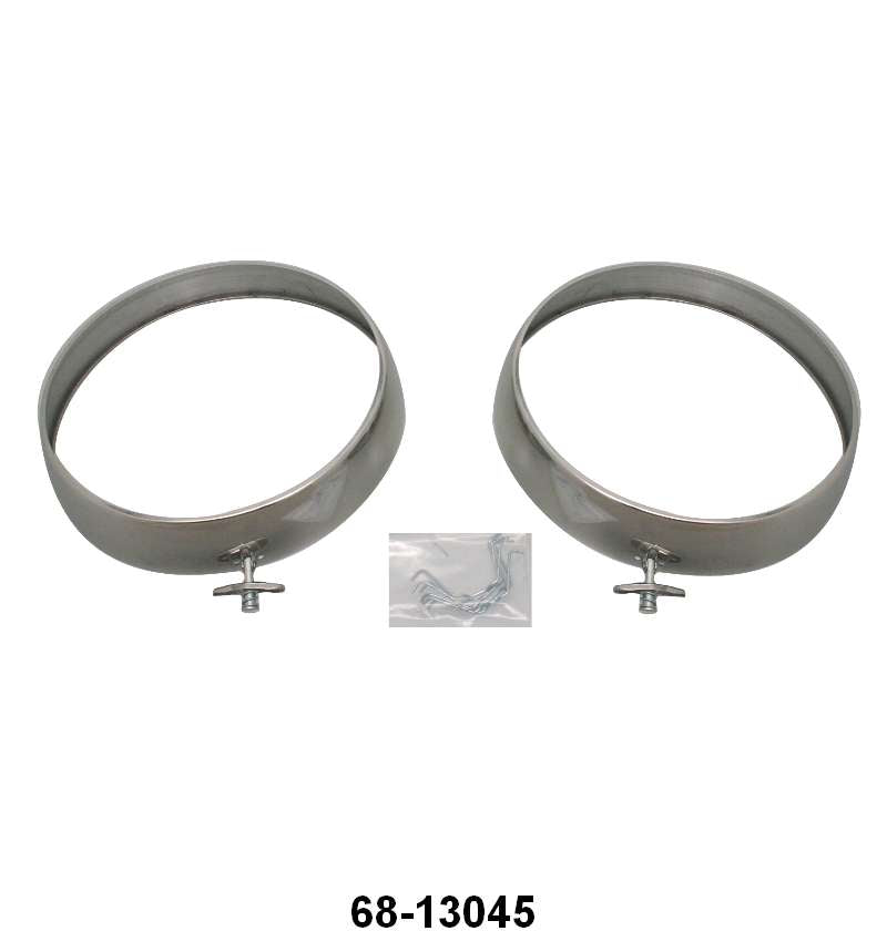 HEADLIGHT DOOR/BEZELS - 36 PASS  STAINLESS