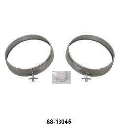 HEADLIGHT DOOR/BEZELS - 36 PASS  STAINLESS