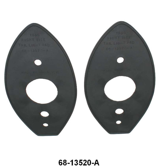 TAIL LIGHT STAND TO FENDER PADS - 36 PASS EX-CONV SEDAN, WAGON