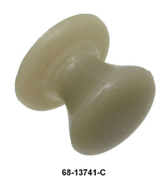 DASH LIGHT SWITCH KNOB - LATE 36 STD & DLX PASS RED BROWN