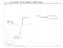 DOME LIGHT SWITCH TO FUSE BLOCK WIRE - 35-36 COUPE, SEDAN