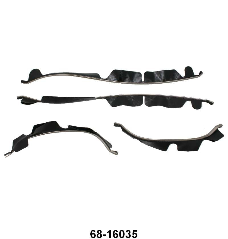 FRONT FENDER & GRILLE TRIM - 36 PASSENGER 4 PIECES