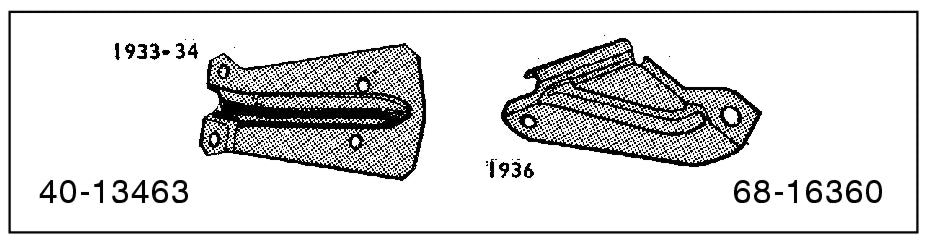 TAIL LIGHT STAND BRACE OR SUPPORT - 36 PASS RH