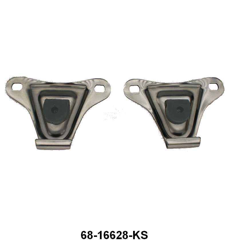 FRONT HOOD BUMPER & CATCH BRACKET - 36 PASS STAINLESS