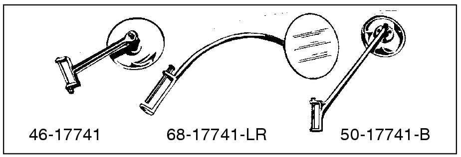 DOOR HINGE PIN MIRROR - 35-40 PASS, 48-52 F-1/F-3 LH OR RH, 1 SET SCREW