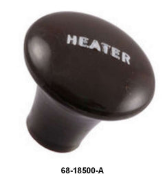 HEATER SWITCH KNOB - EARLY 36 STD PASS  DARK BROWN