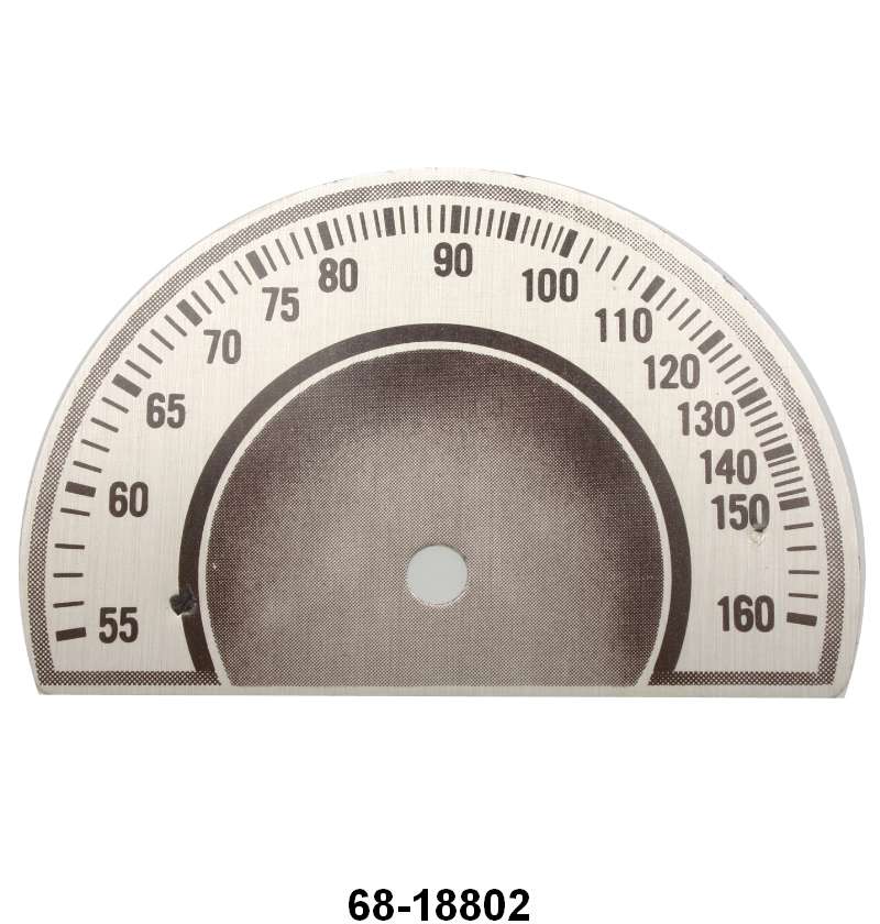 RADIO DIAL FACE PLATE - LATE 36 BROWN