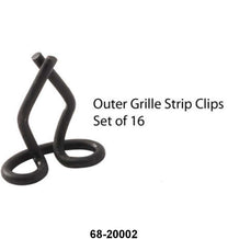 OUTER GRILLE TRIM CLIPS - 36 PASS  SET OF 16