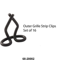 OUTER GRILLE TRIM CLIPS - 36 PASS  SET OF 16