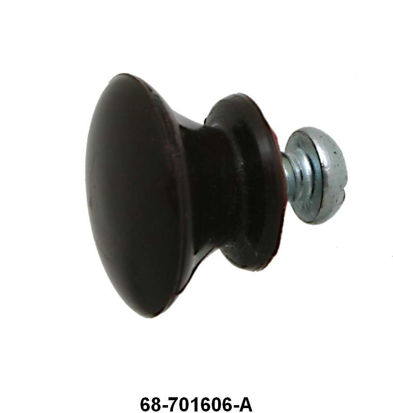 FRONT ASH TRAY KNOB - EARLY 36 STD PASS DARK BROWN