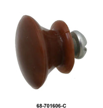 FRONT ASH TRAY KNOB - LATE 36 PASS RED BROWN