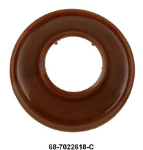 INSIDE HANDLE ESCUTCHEON - 36 COUPE/SEDAN RED BROWN