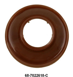 INSIDE HANDLE ESCUTCHEON - 36 COUPE/SEDAN RED BROWN