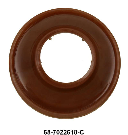 INSIDE HANDLE ESCUTCHEON - 36 COUPE/SEDAN RED BROWN