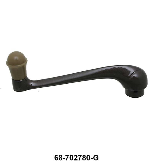 WINDOW CRANK - 36 COUPE/SEDAN DARK GRAY HANDLE W/GRAY KNOB