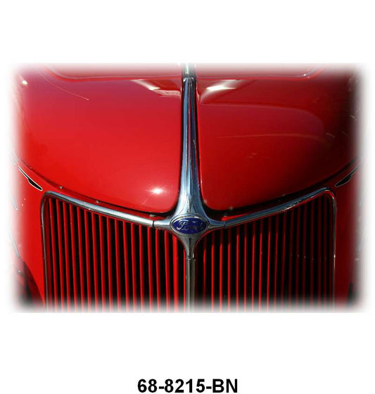 GRILLE SHELL ORNAMENT - 36 PASSENGER BULL NOSE  W/O V8