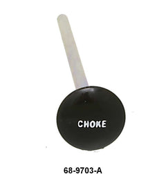 CHOKE CABLE/ROD KNOB - 36 STD PASS, 35-39 PICKUP DARK BROWN