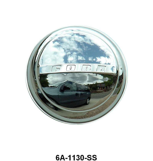 STAINLESS HUB CAP - 47-48 PASSENGER, 47-60 F-1/F-100