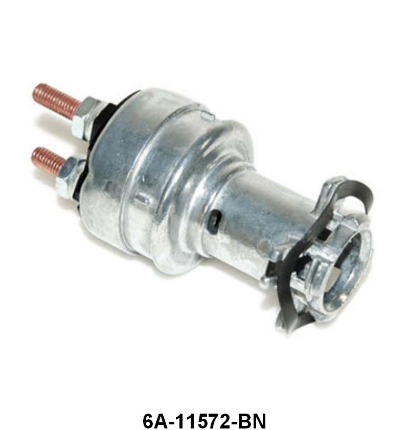 IGNITION SWITCH - LATE 47-50 PASS, 48-50 PICKUP, 47-79 MERC