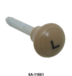 HEADLIGHT SWITCH KNOB WITH SHAFT - 47-48 PASSENGER GRAY-TAN