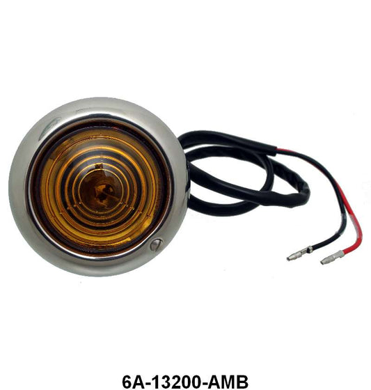 PARK LIGHT ASSEMBLY - 47-48 PASS, 42-47 PU WITH AMBER LENS, 2-WIRE