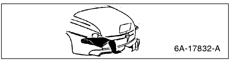 REAR BUMPER TO STONE DEFLECTOR SEAL - 42-48 FORD/MERCURY ALL BODIES